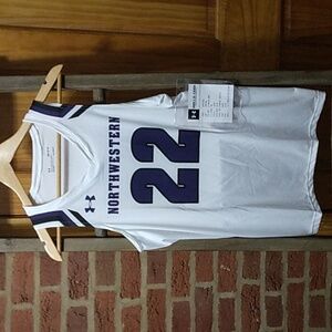 Women's Under Armour Northwestern Wildcats Basketball Jersey NWT